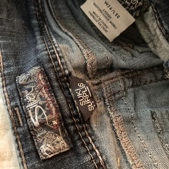 Silver Co Suki Lowrise Dark Wash Sz 26 - Picture 4 of 11